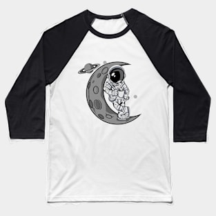 Moon Coffee Baseball T-Shirt